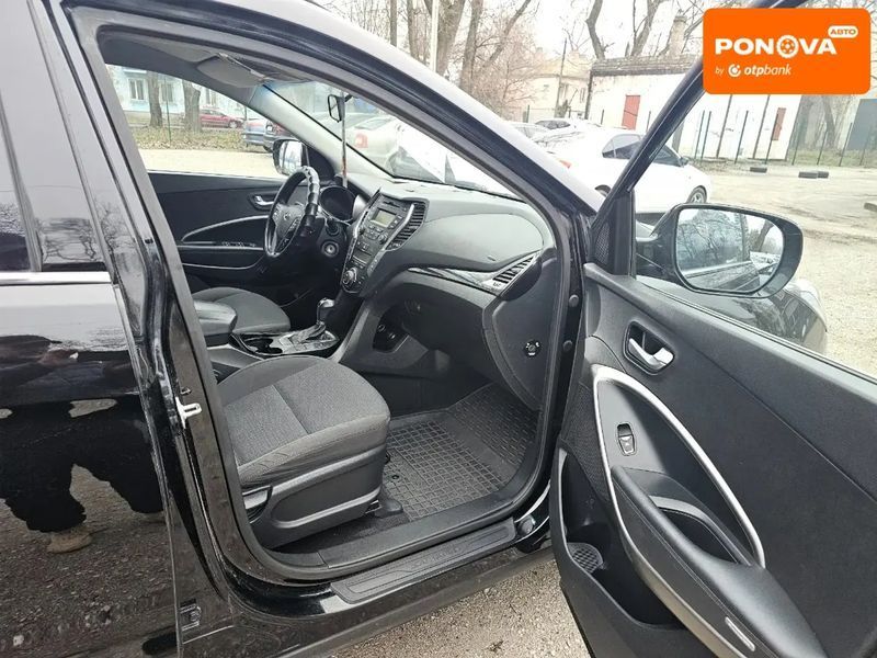 Hyundai Santa FE, 2013 р., Газ пропан-бутан / Бензин, 157 тис. км, Позашляховик / Кросовер, Чорний, Кам'янське (Дніпродзержинськ) AT-10405616 фото