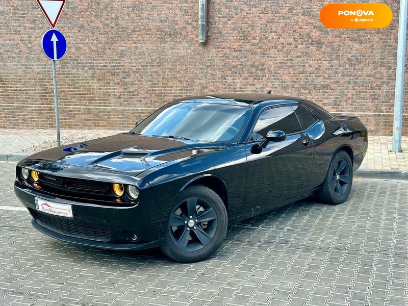 Dodge Challenger, 2015, Бензин, 3.6 л., 190 тис. км, Купе, Чорний, Одеса 110752 фото