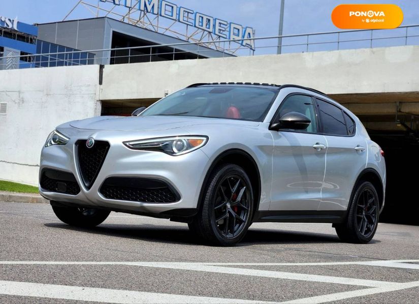 Alfa Romeo Stelvio, 2019, Бензин, 2 л., 78 тыс. км, Внедорожник / Кроссовер, Серый, Киев 49289 фото