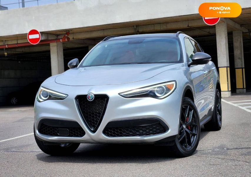 Alfa Romeo Stelvio, 2019, Бензин, 2 л., 78 тыс. км, Внедорожник / Кроссовер, Серый, Киев 49289 фото