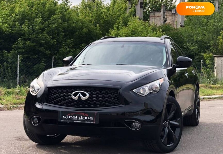 Infiniti QX70, 2016, Газ пропан-бутан / Бензин, 3.7 л., 122 тыс. км, Внедорожник / Кроссовер, Чорный, Николаев 47404 фото