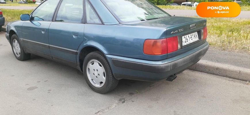 Audi 100, 1992, Бензин, 2.8 л., 195 тыс. км, Седан, Зеленый, Киев Cars-Pr-65685 фото