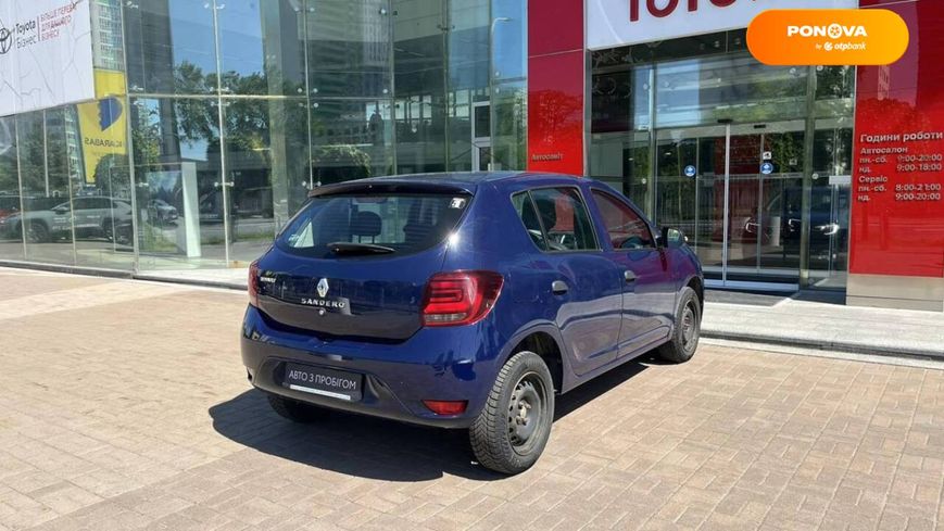 Renault Sandero, 2019, Дизель, 1.46 л., 136 тыс. км, Хетчбек, Синий, Киев 44068 фото