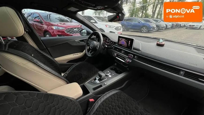 Audi A4, 2017 р., Бензин, 148 тис. км, Седан, Чорний, Полтава AT-10417350 фото