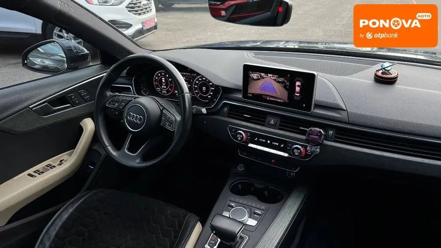 Audi A4, 2017 р., Бензин, 148 тис. км, Седан, Чорний, Полтава AT-10417350 фото