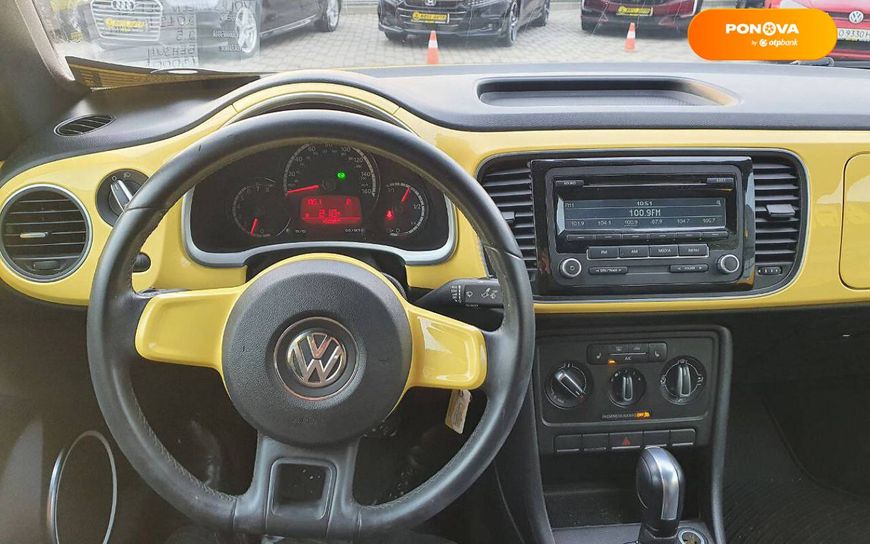 Volkswagen Beetle, 2013, Бензин, 2.45 л., 45 тис. км, Кабріолет, Жовтий, Мукачево 10124 фото