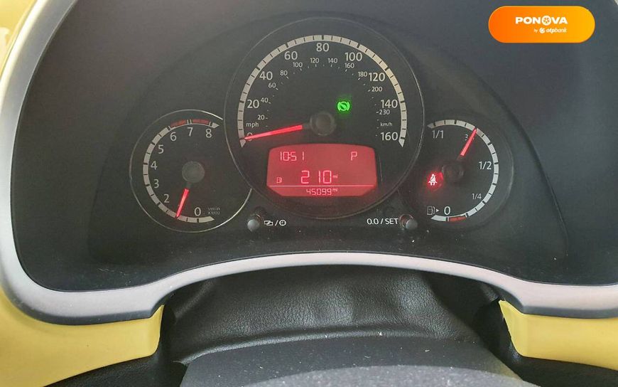 Volkswagen Beetle, 2013, Бензин, 2.45 л., 45 тис. км, Кабріолет, Жовтий, Мукачево 10124 фото