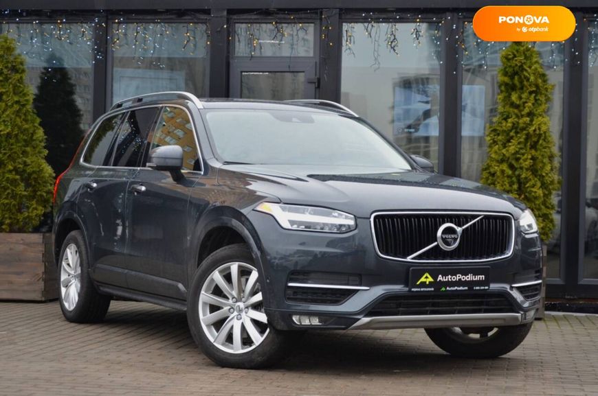 Volvo XC90, 2017, Бензин, 1.97 л., 152 тис. км, Позашляховик / Кросовер, Сірий, Київ 107362 фото