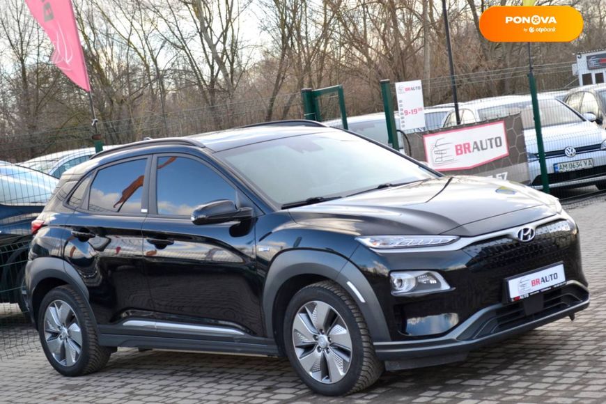 Hyundai Kona Electric, 2020, Електро, 89 тис. км, Позашляховик / Кросовер, Чорний, Бердичів 14196 фото