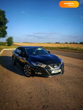 Nissan Maxima, 2016, Бензин, 3.5 л., 145 тис. км, Седан, Чорний, Дніпро (Дніпропетровськ) Cars-Pr-230883 фото