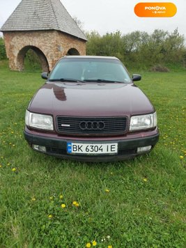 Audi 100, 1991, Газ пропан-бутан / Бензин, 2.31 л., 40 тыс. км, Седан, Красный, Острог Cars-Pr-64723 фото