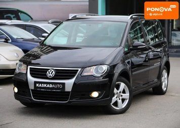 Volkswagen Cross Touran, 2009 р., Газ пропан-бутан / Бензин, 234 тис. км, Мінівен, Чорний, Харків AT-10415524 фото
