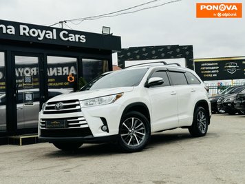 Toyota Highlander, 2017, Бензин, 3.46 л., 126 тис. км, Позашляховик / Кросовер, Білий, Харків 278641 фото