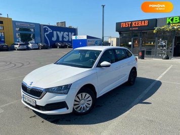 Skoda Scala, 2021, Бензин, 1.6 л., 76 тис. км, Хетчбек, Білий, Київ Cars-Pr-245149 фото