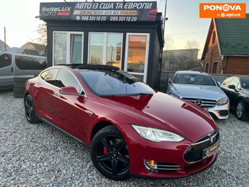 Tesla Model S, 2014, Електро, 181 тис. км, Ліфтбек, Червоний, Коломия 280330 фото