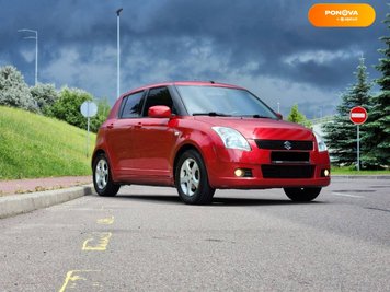 Suzuki Swift, 2005, Бензин, 1.33 л., 175 тис. км, Хетчбек, Червоний, Київ 98382 фото