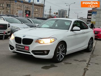 BMW 2 Series, 2016, Бензин, 2 л., 100 тис. км, Купе, Білий, Харків 278563 фото