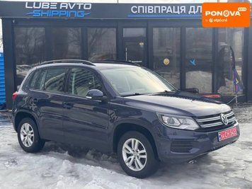 Volkswagen Tiguan, 2016 г., Бензин, 143 тыс. км, Внедорожник / Кроссовер, Синий, Киев AT-10410483 фото