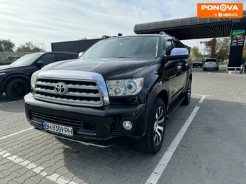 Toyota Sequoia, 2009, Бензин, 5.66 л., 181 тис. км, Позашляховик / Кросовер, Чорний, Одеса Cars-Pr-265133 фото