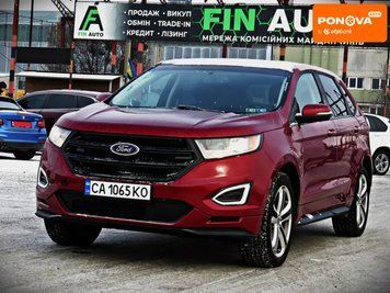 Ford Edge, 2017 р., Бензин, 78 тис. км, Позашляховик / Кросовер, Червоний, Черкаси AT-10411102 фото