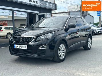 Peugeot 3008, 2018 р., Дизель, 183 тис. км, Позашляховик / Кросовер, Чорний, Житомир AT-10427649 фото