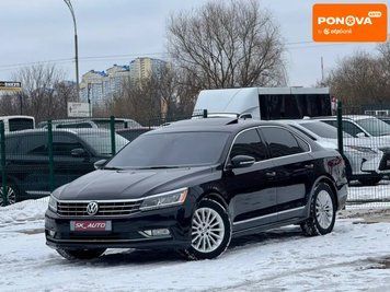 Volkswagen Passat, 2017 р., Бензин, 208 тис. км, Седан, Чорний, Київ AT-10410651 фото
