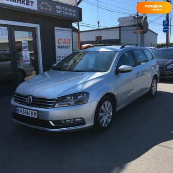 Volkswagen Passat B7, 2012, Дизель, 2 л., 210 тис. км, Універсал, Сірий, Житомир 111369 фото