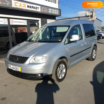 Volkswagen Caddy пасс., 2009, Бензин, 1.6 л., 249 тис. км, Універсал, Сірий, Житомир 119298 фото