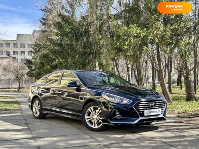Hyundai Sonata, 2017, Газ пропан-бутан / Бензин, 2.36 л., 140 тис. км, Седан, Чорний, Київ 32635 фото