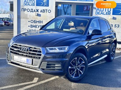Audi Q5, 2018, Бензин, 1.98 л., 101 тыс. км, Внедорожник / Кроссовер, Синий, Киев 43847 фото