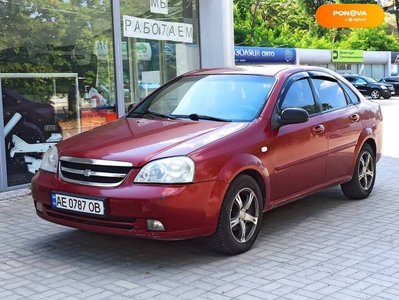 Chevrolet Lacetti, 2008, Газ пропан-бутан / Бензин, 1.6 л., 266 тыс. км, Седан, Красный, Днепр (Днепропетровск) 6651 фото