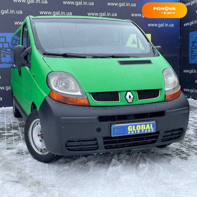 Renault Trafic, 2005, Дизель, 2.46 л., 427 тис. км, Мінівен, Зелений, Львів 5529 фото