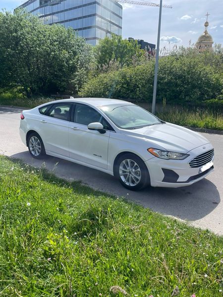 Ford Fusion, 2019, Гібрид, 2 л., 139 тис. км, Седан, Білий, Львів 109596 фото