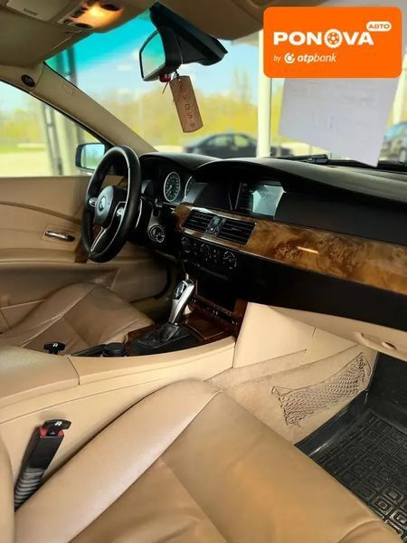 BMW 5 Series, 2005 р., Бензин, 340 тис. км, Седан, Фіолетовий, Запоріжжя AT-10414807 фото