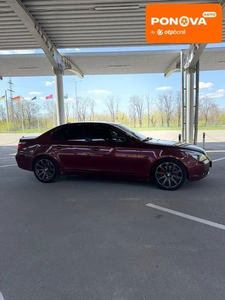 BMW 5 Series, 2005 р., Бензин, 340 тис. км, Седан, Фіолетовий, Запоріжжя AT-10414807 фото