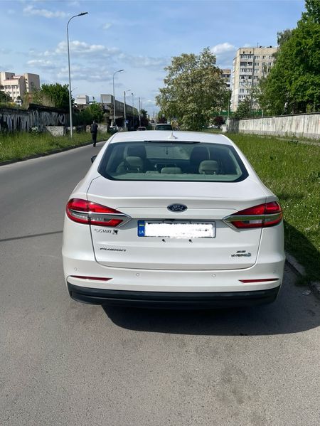 Ford Fusion, 2019, Гібрид, 2 л., 139 тис. км, Седан, Білий, Львів 109596 фото