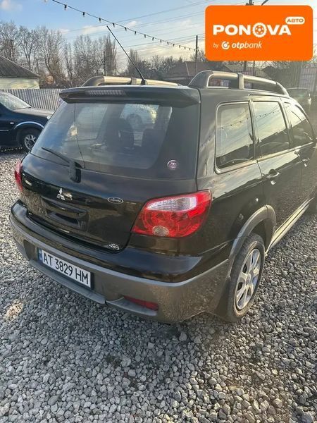 Mitsubishi Outlander, 2005 р., Газ пропан-бутан / Бензин, 209 тис. км, Позашляховик / Кросовер, Чорний, Дніпро (Дніпропетровськ) AT-10406140 фото