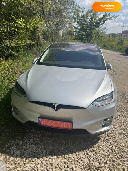 Tesla Model X, 2016, Електро, 93 тис. км, Позашляховик / Кросовер, Сірий, Тернопіль Cars-Pr-61362 фото