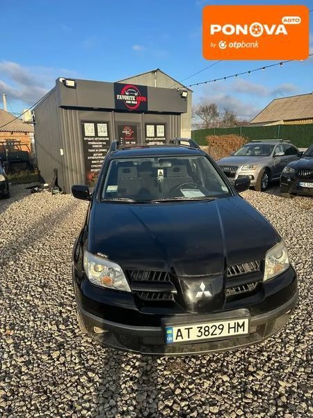 Mitsubishi Outlander, 2005 р., Газ пропан-бутан / Бензин, 209 тис. км, Позашляховик / Кросовер, Чорний, Дніпро (Дніпропетровськ) AT-10406140 фото