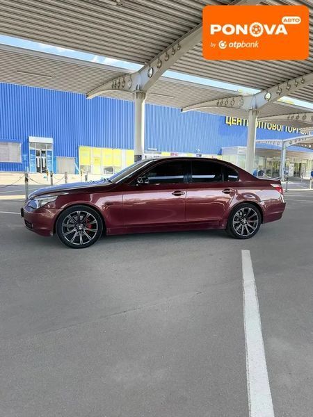 BMW 5 Series, 2005 р., Бензин, 340 тис. км, Седан, Фіолетовий, Запоріжжя AT-10414807 фото