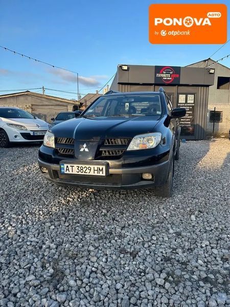 Mitsubishi Outlander, 2005 р., Газ пропан-бутан / Бензин, 209 тис. км, Позашляховик / Кросовер, Чорний, Дніпро (Дніпропетровськ) AT-10406140 фото