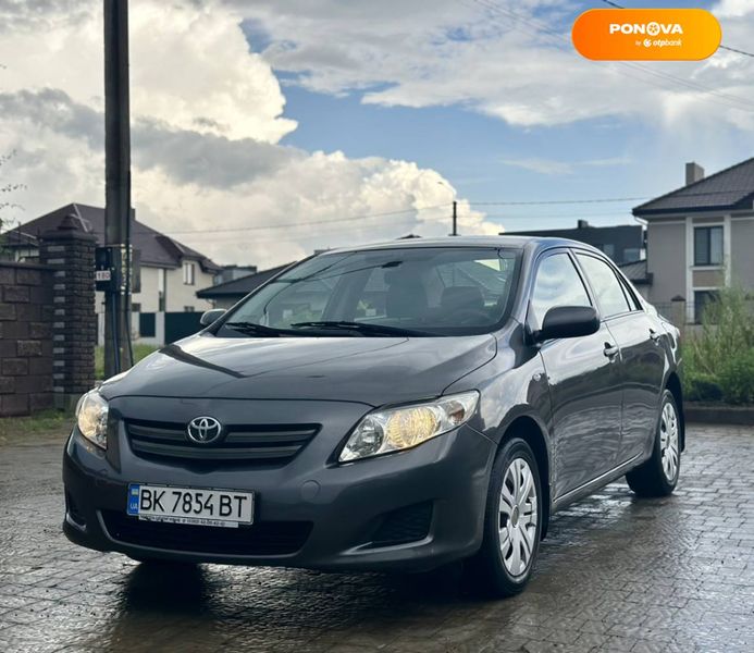 Toyota Corolla, 2007, Газ пропан-бутан / Бензин, 1.6 л., 185 тис. км, Седан, Сірий, Рівне Cars-Pr-64246 фото