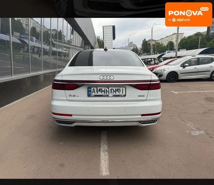 Audi A8, 2018 р., Бензин, 101 тис. км, Седан, Білий, Київ AT-10404852 фото