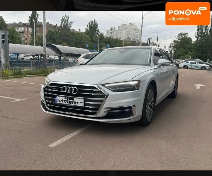 Audi A8, 2018 р., Бензин, 101 тис. км, Седан, Білий, Київ AT-10404852 фото