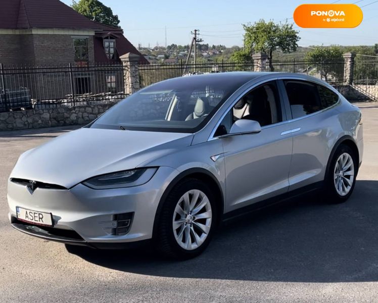 Tesla Model X, 2016, Електро, 93 тис. км, Позашляховик / Кросовер, Сірий, Тернопіль Cars-Pr-61362 фото