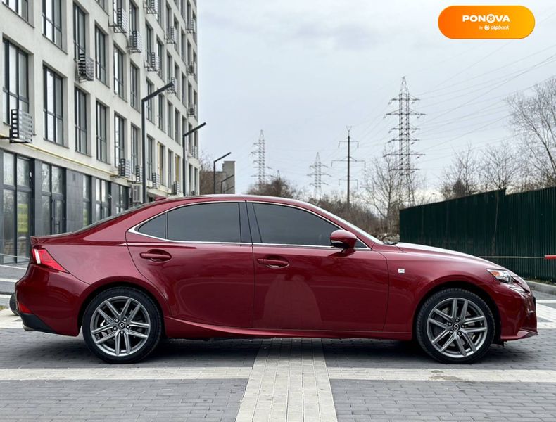 Lexus IS, 2015, Бензин, 2.5 л., 136 тыс. км, Седан, Красный, Львов 22300 фото