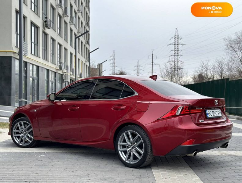 Lexus IS, 2015, Бензин, 2.5 л., 136 тыс. км, Седан, Красный, Львов 22300 фото