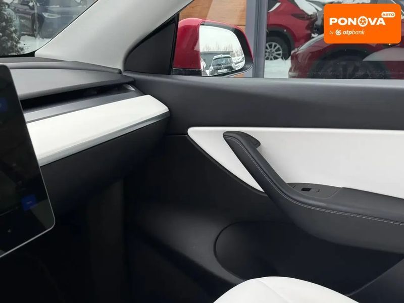 Tesla Model Y, 2022 р., Електро, 129 тис. км, Позашляховик / Кросовер, Червоний, Рівне AT-10409601 фото