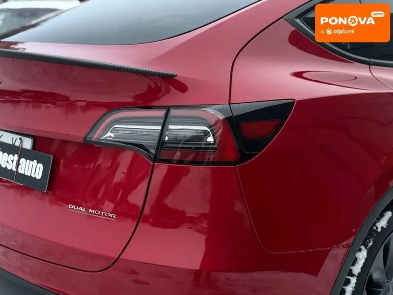 Tesla Model Y, 2022 р., Електро, 129 тис. км, Позашляховик / Кросовер, Червоний, Рівне AT-10409601 фото