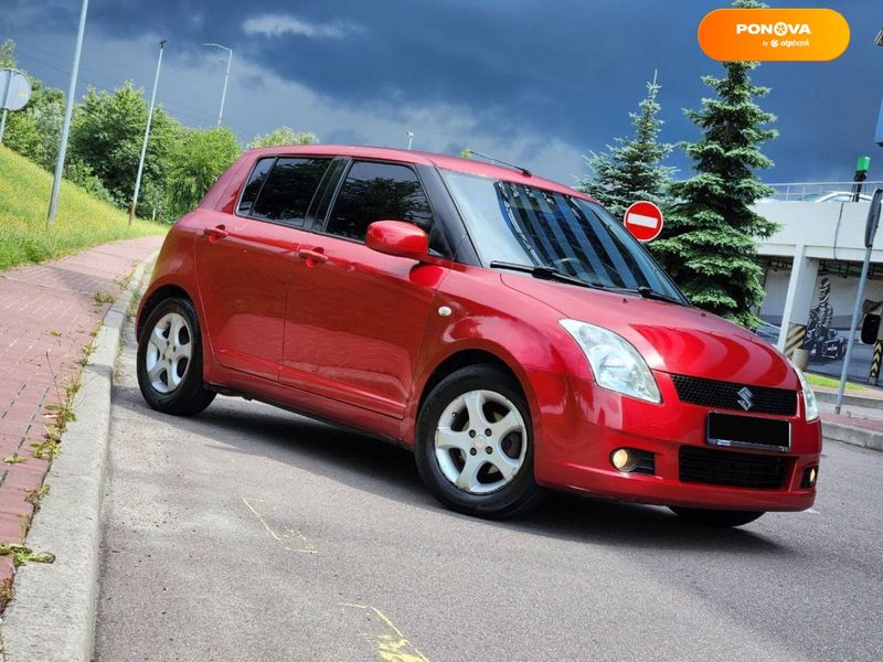 Suzuki Swift, 2005, Бензин, 1.33 л., 175 тис. км, Хетчбек, Червоний, Київ 98382 фото